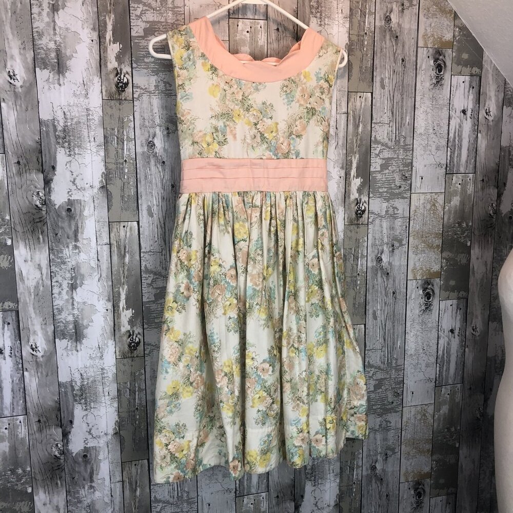 Claire Schwart girls dress vintage small